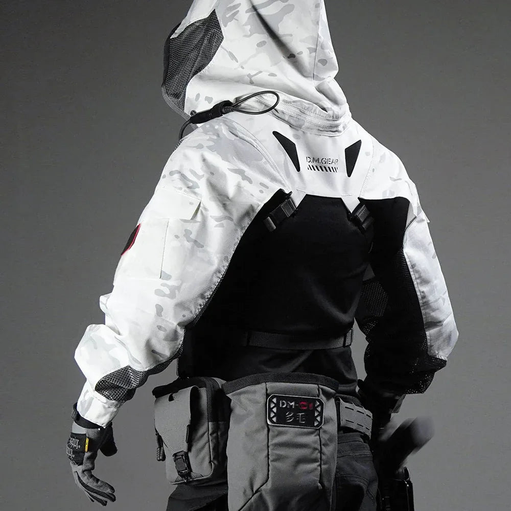 SINAIRSOFT Tactical Breathable Functional Hooded Sleeve Coat