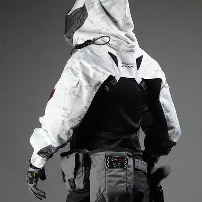 SINAIRSOFT Tactical Breathable Functional Hooded Sleeve Coat