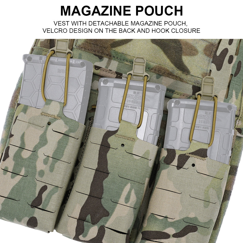 SINAIRSOFT FCPC V5 Adjustable Shoulder Strap Front Magazine Molle Vest