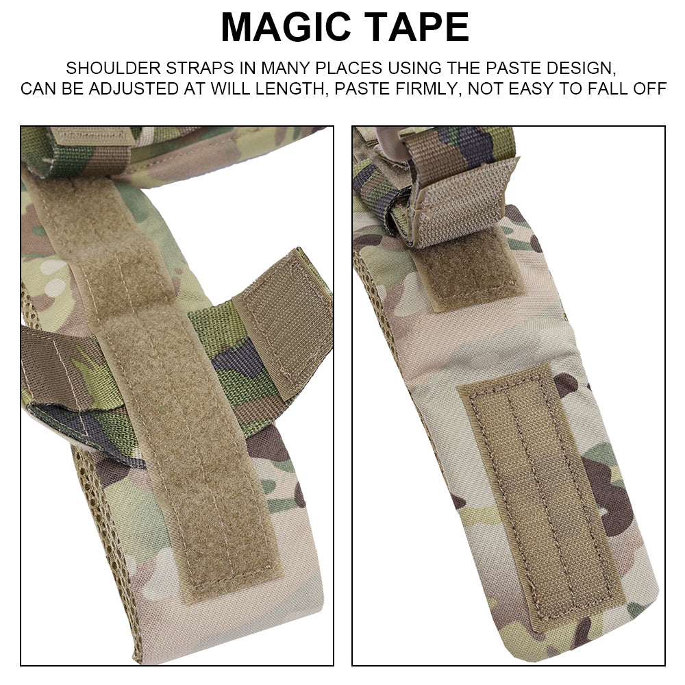SINAIRSOFT Tactical Hunting K19 3.0 MOLLE Vest Quick Release Airsoft Combat Plate Carrier