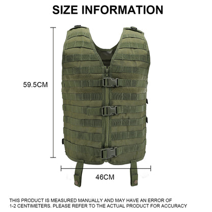SINAIRSOFT Tactical Vest Combat Hunting Molle Paintball Jacket Vest Plate