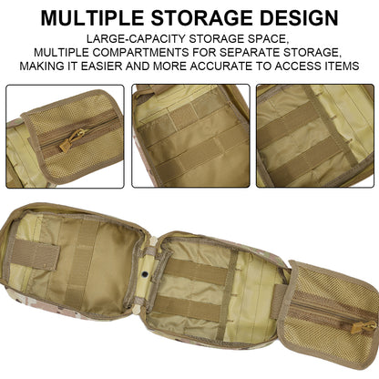 SINAIRSOFT Tactical First Aid Kit Survival Kit Molle Rip-Away EMT Pouch Bag Medical Pack