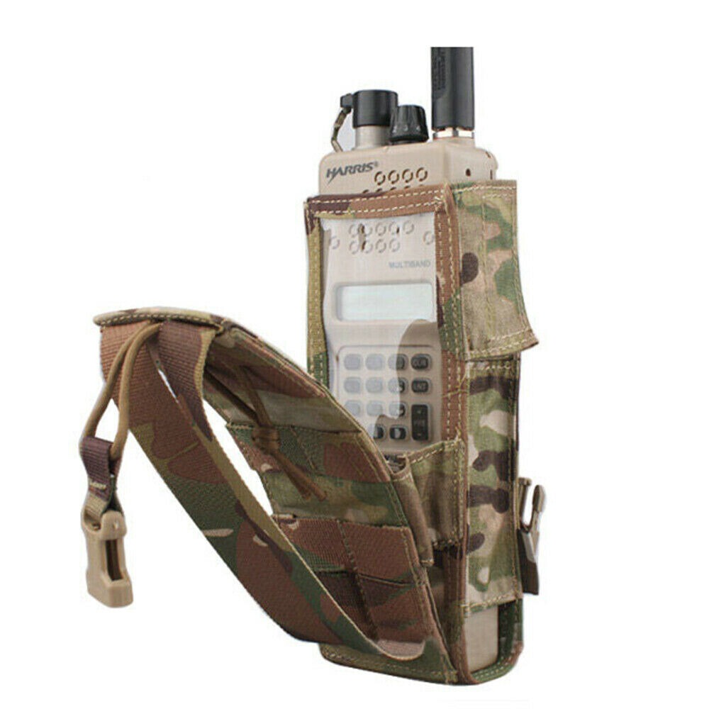 EMERSONGEAR Tactical Molle Radio Pouch Walkie Talkie Carrier Bag