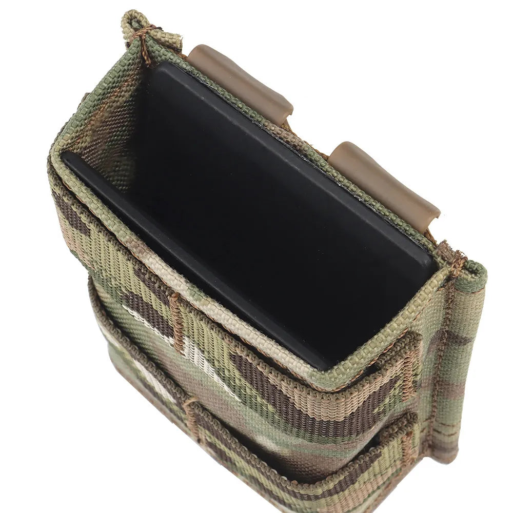 SINAIRSOFT Tactical FAST 5.56 Single Mag Pouch MOLLE Magazine Pouch   (Medium)