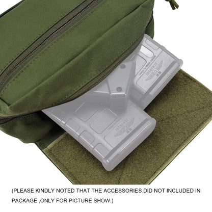 SINAIRSOFT Tactical Drop Pouch Front Sub Abdominal Carrying Kit Bag for Tactical Chest Rig