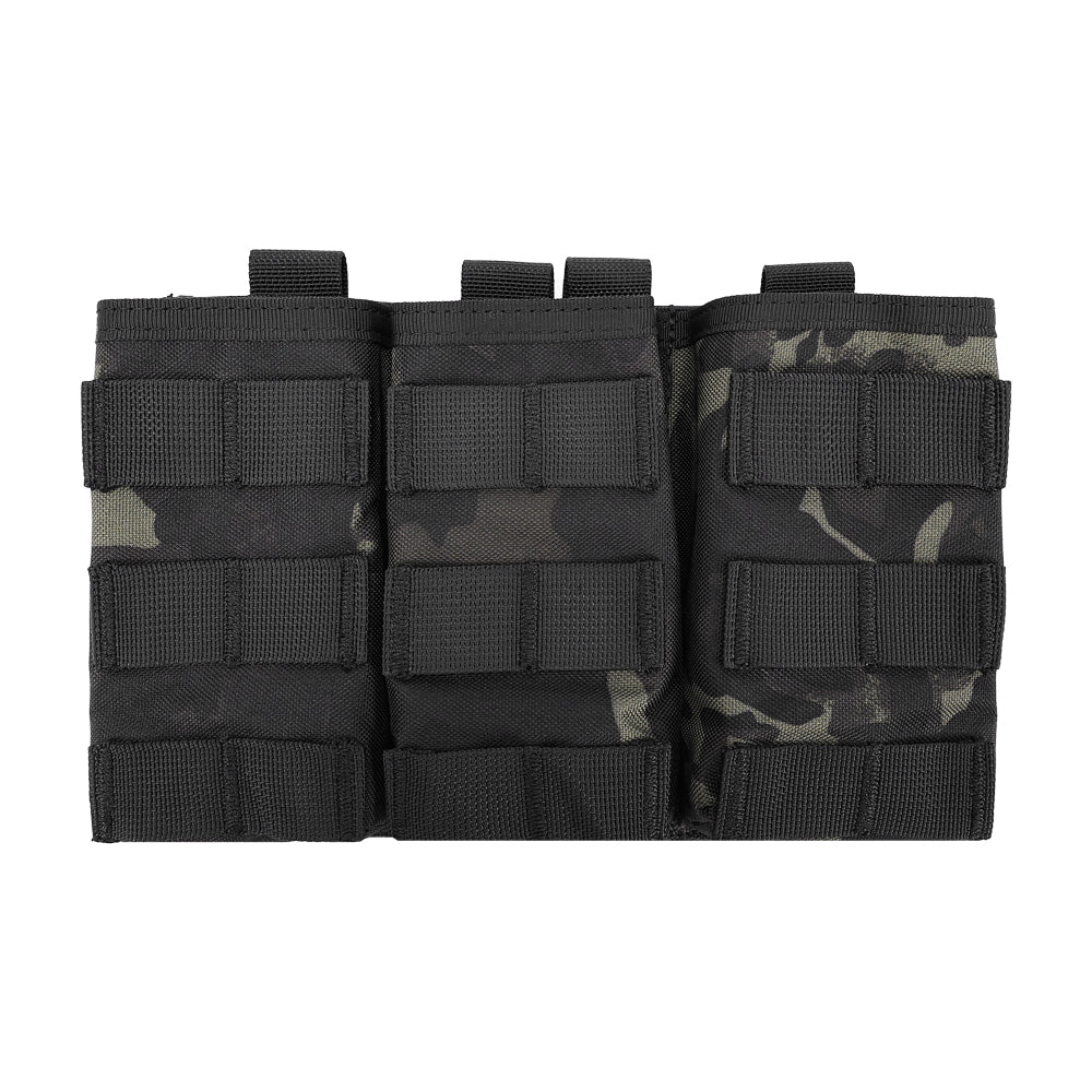 SINAIRSOFT Tactical Molle Triple Magazine Pouch 5.56 7.62 Rifle Mag Holder Airsoft