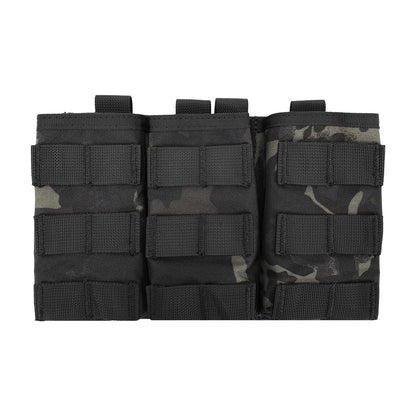 SINAIRSOFT Tactical Molle Triple Magazine Pouch 5.56 7.62 Rifle Mag Holder Airsoft