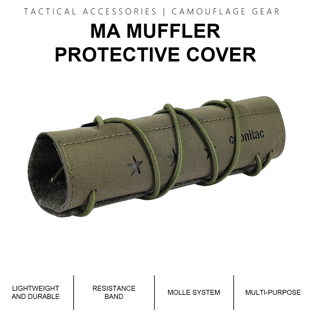 SINAIRSOFT Tactical Suppressor Silencer Cover 7'' Laser Protective Muffler Heat