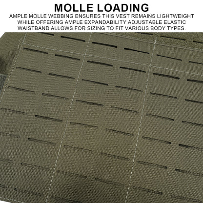 SINAIRSOFT VCU Tactical Vest Lightweight Laser Carrier With 556 762 Magazine Pouch