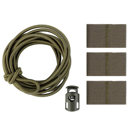 SINAIRSOFT Tactical National Flag Bungee Storage Elastic Fasten Strap Vest Fixed Cord Kits