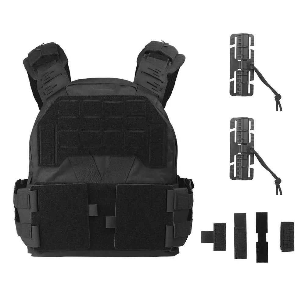SINAIRSOFT KZ Plate Carrier Tactical Vest Quick Release Low Profile Molle Vest