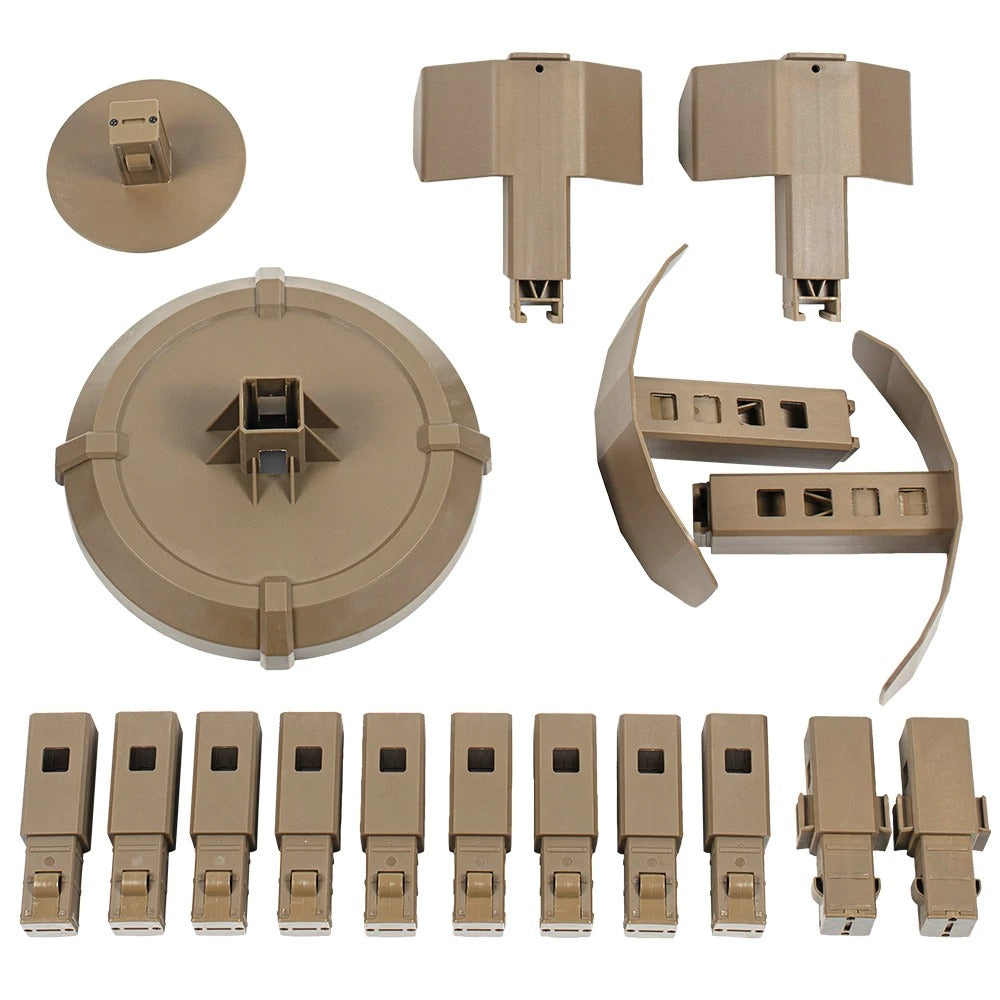 SINAIRSOFT Tactical Gear Stand Body Armor Helmet Equipment Display Plate