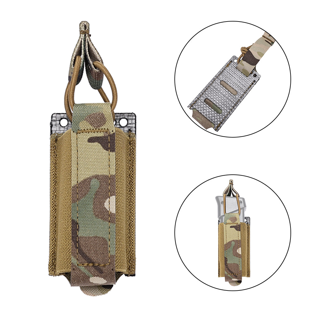 SINAIRSOFT Tactical Magazine Pouch Pistol Single Elastic Mag Holder