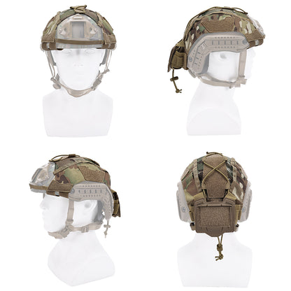 SINAIRSOFT Tactical Helmet Cover For FAST Helmet NVG Battery Pouch