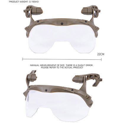 SINAIRSOFT Tactical Wendy Helmet 3.0 Goggles Flippable