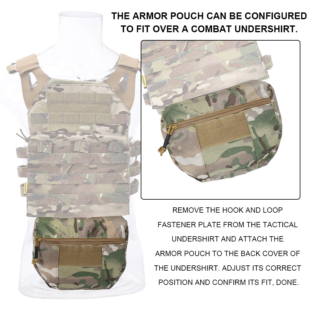 SINAIRSOFT Tactical Molle Chest Rig Drop Dump Pouch Bag For CRM CRX D3 Vest