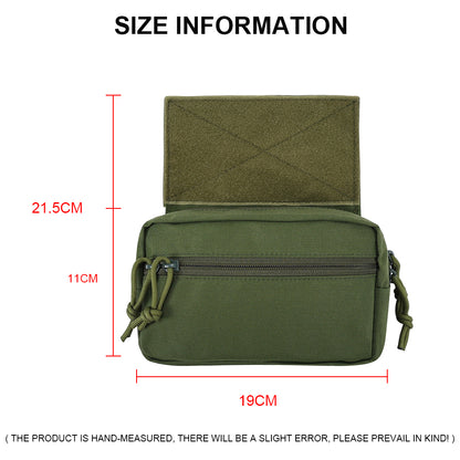 SINAIRSOFT Tactical Drop Pouch Front Sub Abdominal Carrying Kit Bag for Tactical Chest Rig
