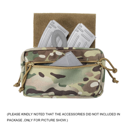 SINAIRSOFT Tactical Drop Pouch Front Sub Abdominal Carrying Kit Bag for Tactical Chest Rig