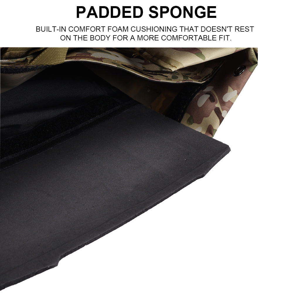 SINAIRSOFT Tactical Vest Molle Combat Assault Plate Carrier for Paintball