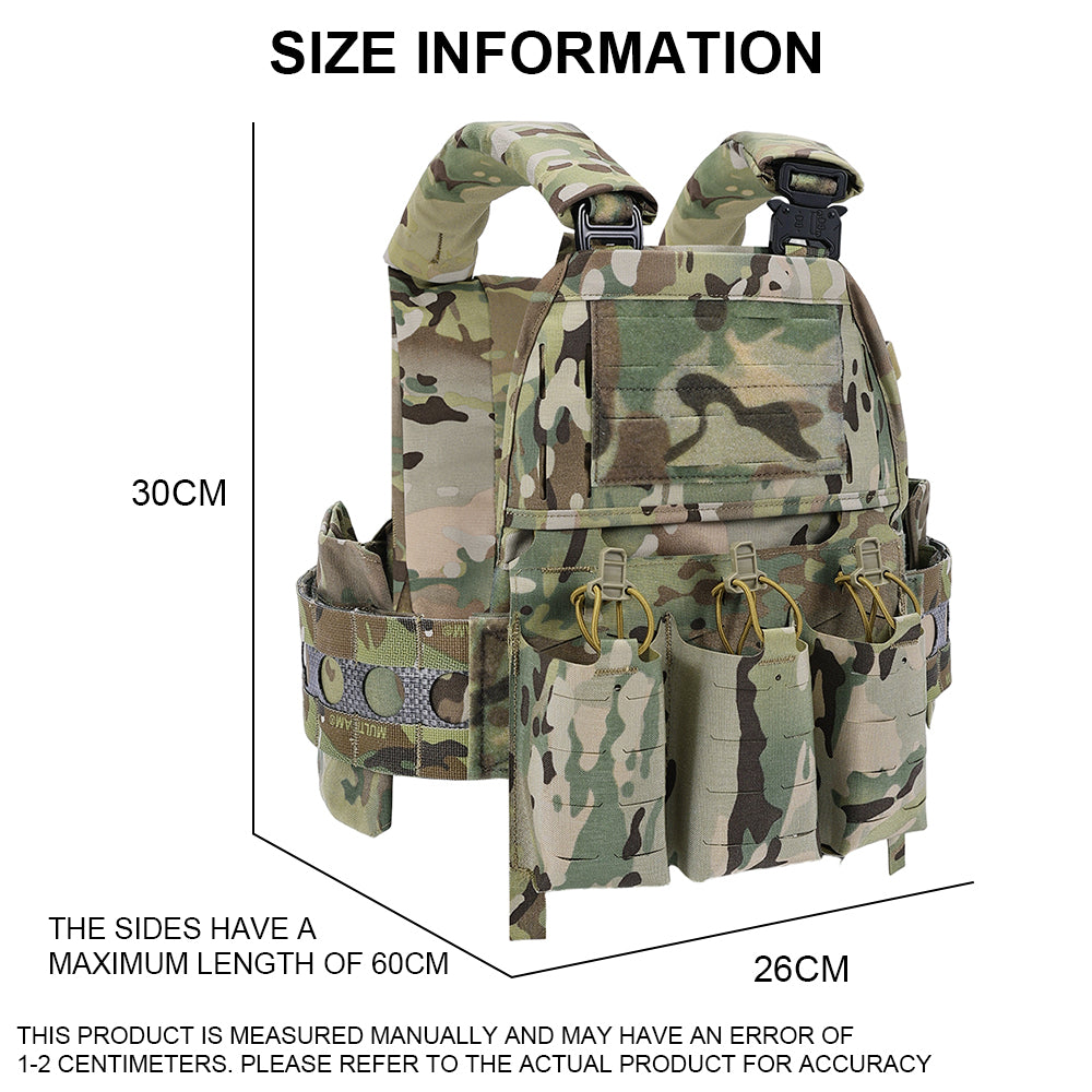 SINAIRSOFT FCPC V5 Adjustable Shoulder Strap Front Magazine Molle Vest