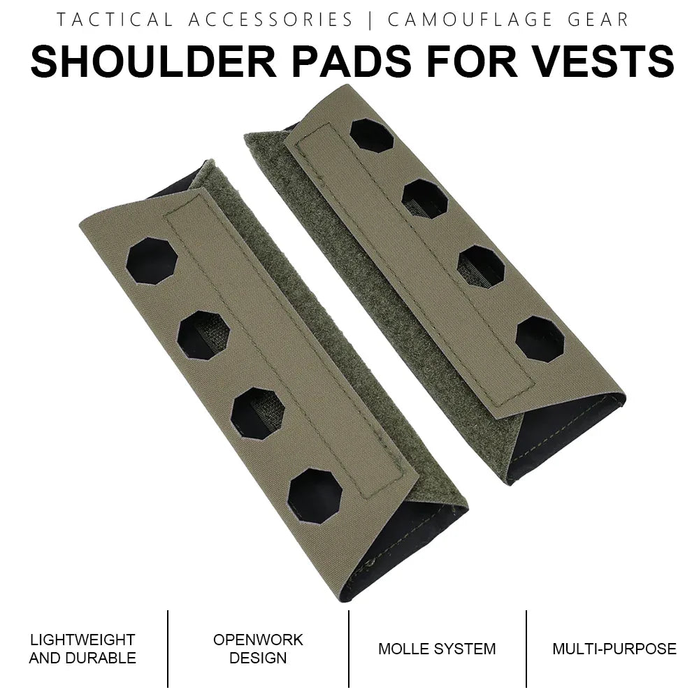 SINAIRSOFT Tactical Vest Shoulder Pads Airsoft For FCSK FCPC LV119 Vest Plate Carrier