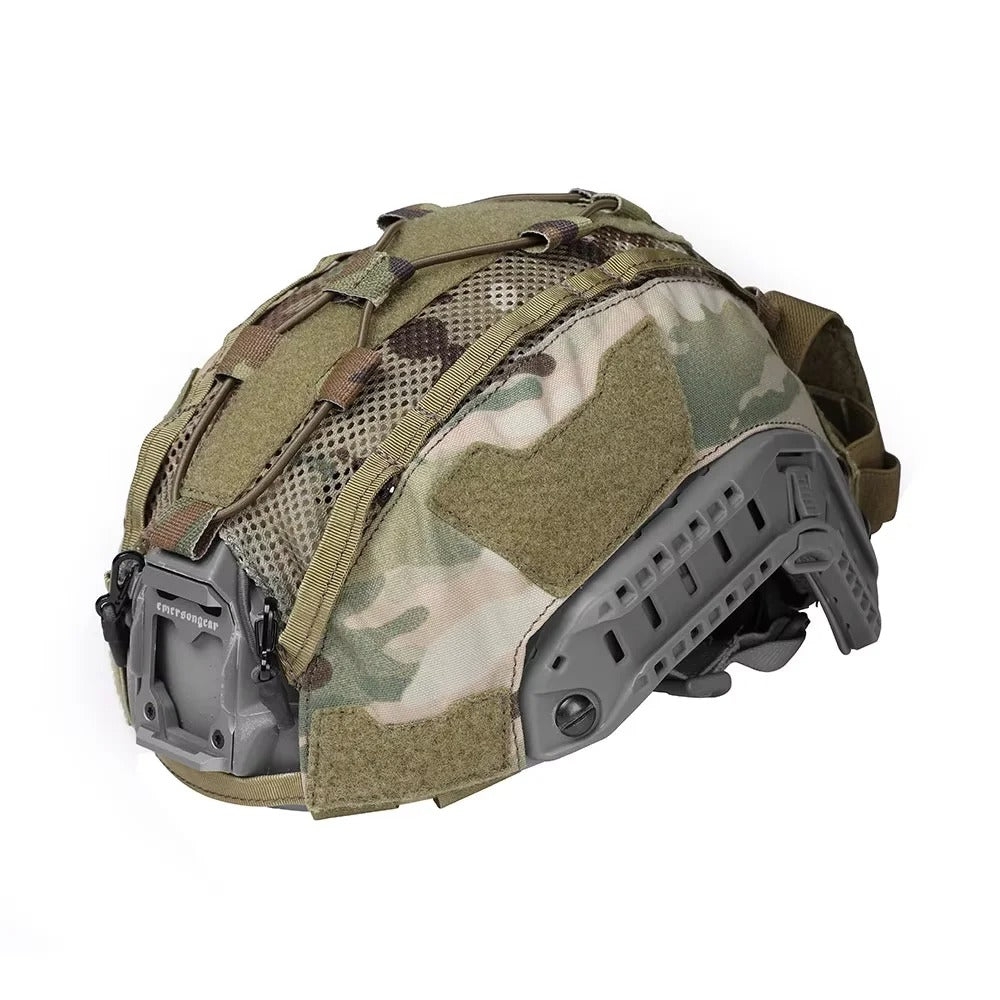 EMERSONGEAR Tactical Ultra-High Cut Gen2 SF Helmet Cover Camo Helmet Cloth