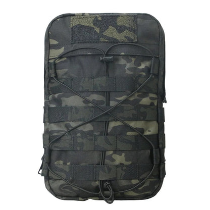 SINAIRSOFT Tactical Vest Back Panel Zipper on Backplate Airsoft Expansion Accessory Bag