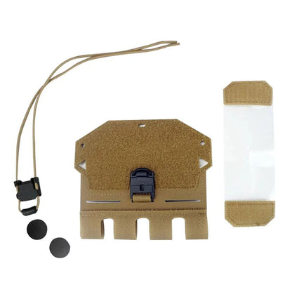 SINAIRSOFT Molle Elastic Rope Phone Holder Case Panel
