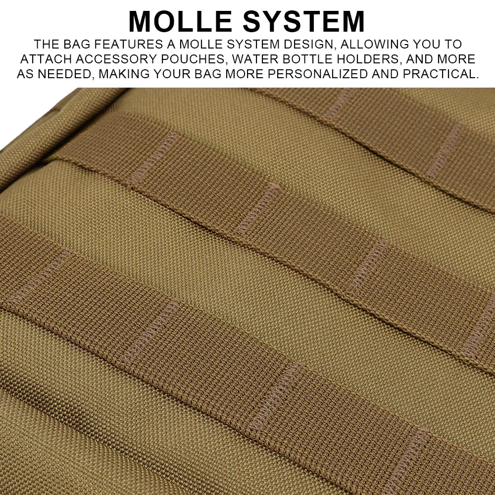 SINAIRSOFT Tactical Backpack 14 Inches Laptop Chest Bag Shoulder Bags