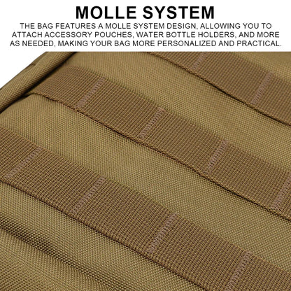 SINAIRSOFT Tactical Backpack 14 Inches Laptop Chest Bag Shoulder Bags