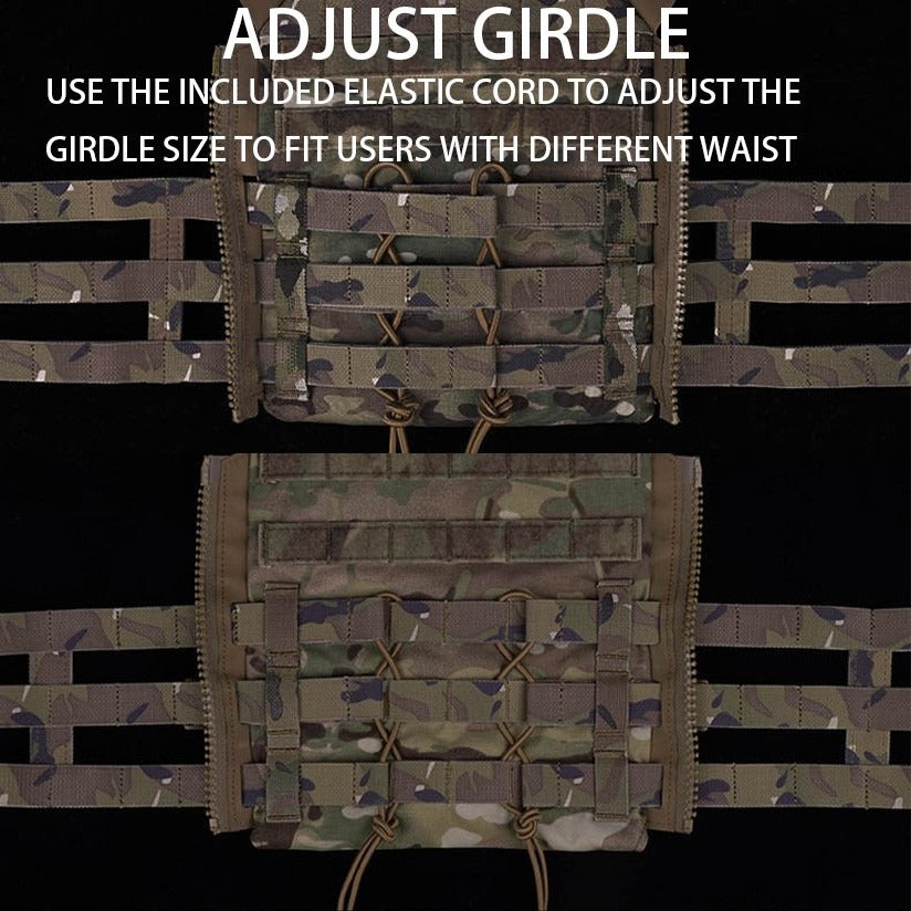 SINAIRSOFT Tactical Molle Zip-on Panel Plate Carrier Vest AVS JPC 2.0 Zip Pack Pouch Bag