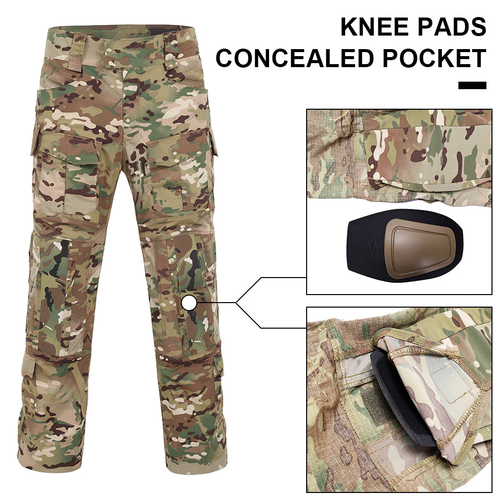 SINAIRSOFT Men's Tactical Hunting Trainin Combat Assault Pants