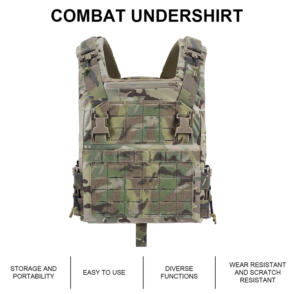 SINAIRSOFT Tactical Hunting K19 3.0 MOLLE Vest Quick Release Airsoft Combat Plate Carrier