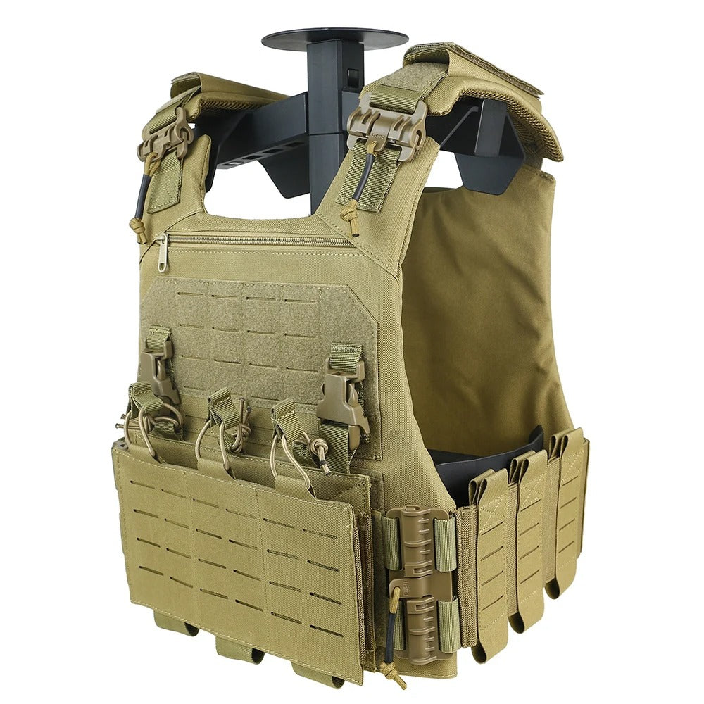 SINAIRSOFT VCU Tactical Vest Lightweight Laser Carrier With 556 762 Magazine Pouch