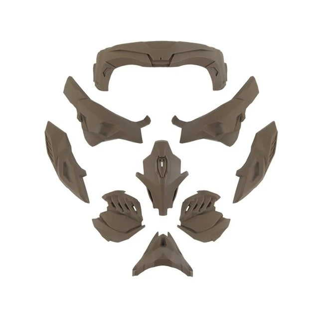 SINAIRSOFT Tactical Mask Parts Airsoft Shooting Cosplay Hunting DIY Visor