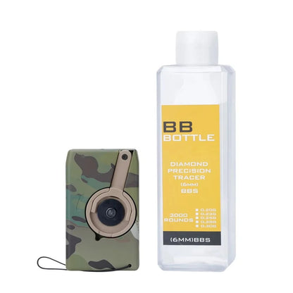 SINAIRSOFT Quick Loader M4 BB 3000 Rounds Hand Crank  Large Storage Bottle Capacity