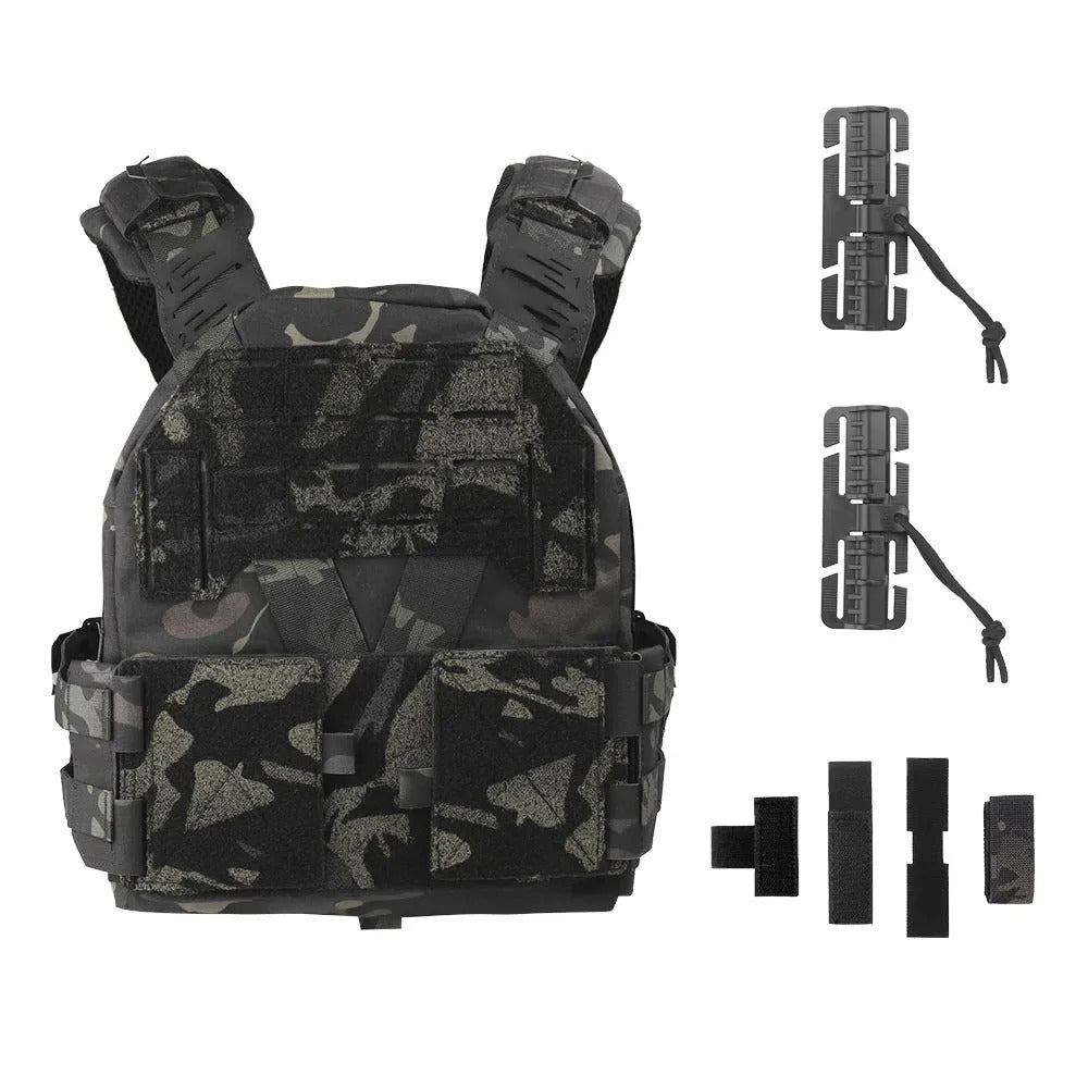 SINAIRSOFT KZ Plate Carrier Tactical Vest Quick Release Low Profile Molle Vest