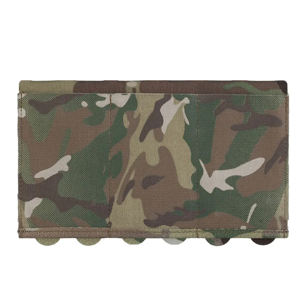 SINAIRSOFT Tactical Molle Triple Open 5.56 7.62 Magazine Pouch Elastic Mag Holder