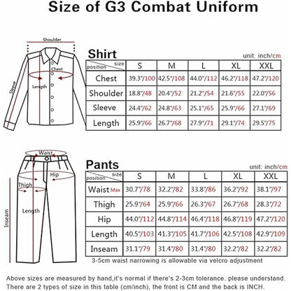 EMERSONGEAR Gen3 Uniform Painball Suit BDU Pants Shirt with Knee Pads-RG