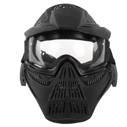 SINAIRSOFT Tactical Full Face Protective Safety Mask CS Helmet W/ Goggles