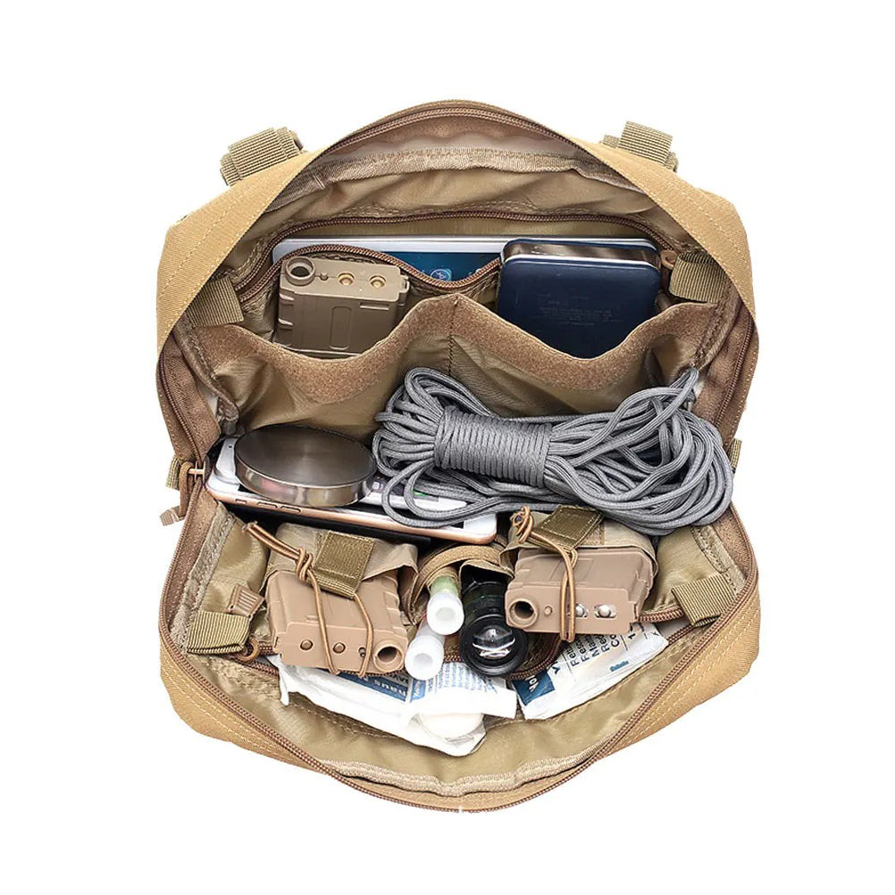 SINAIRSOFT Tactical Recon Kit Bag Molle Pouch Chest Rig Bag Multi-Purpose EDC Carry Pouches