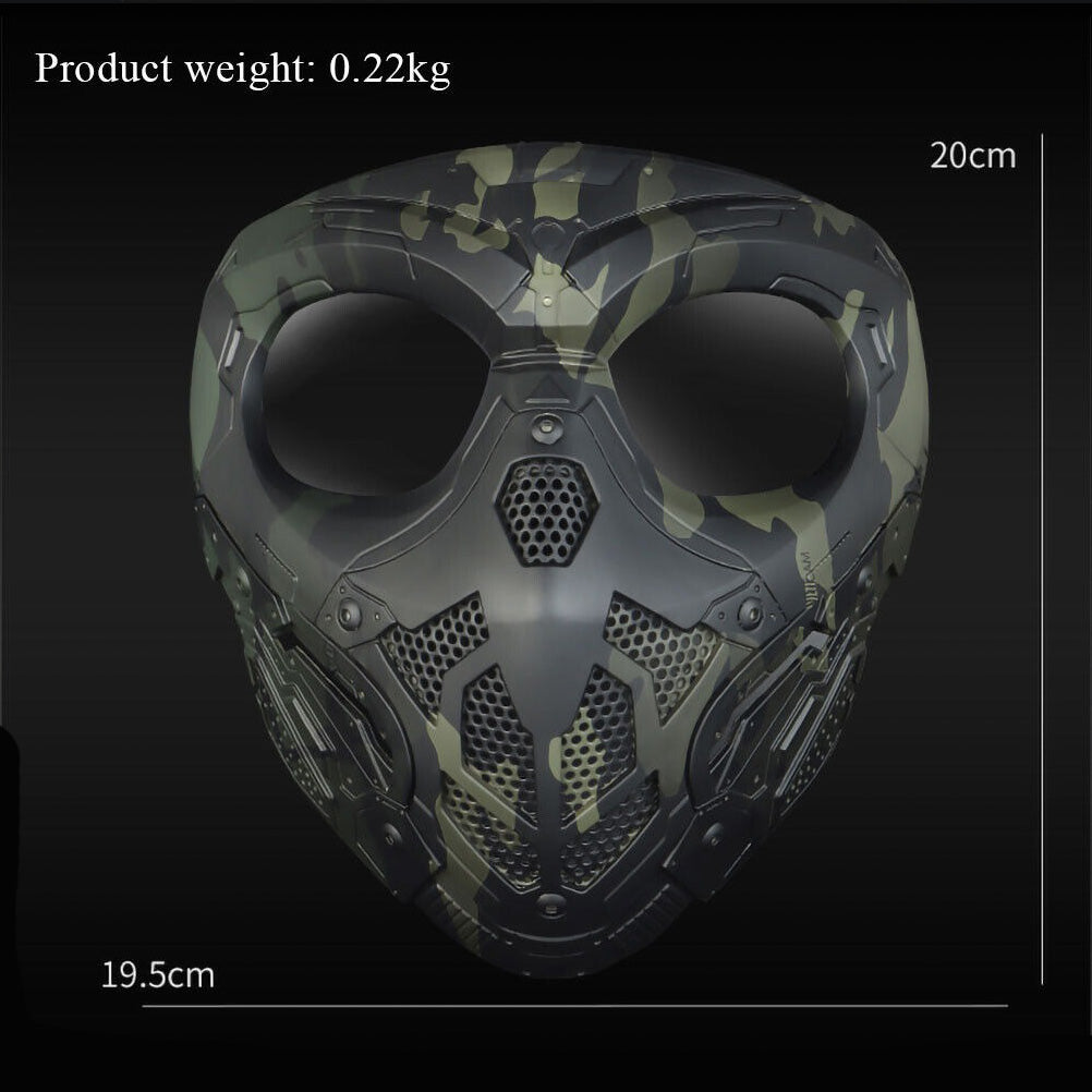 SINAIRSOFT Tactical Lurker Skull Mask Full Face Airsoft CS Protective Mask