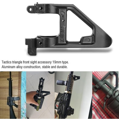 SINAIRSOFT Tactical Metal Front Triangle Sight + Sling Swivels for Airsoft Hunting M Series