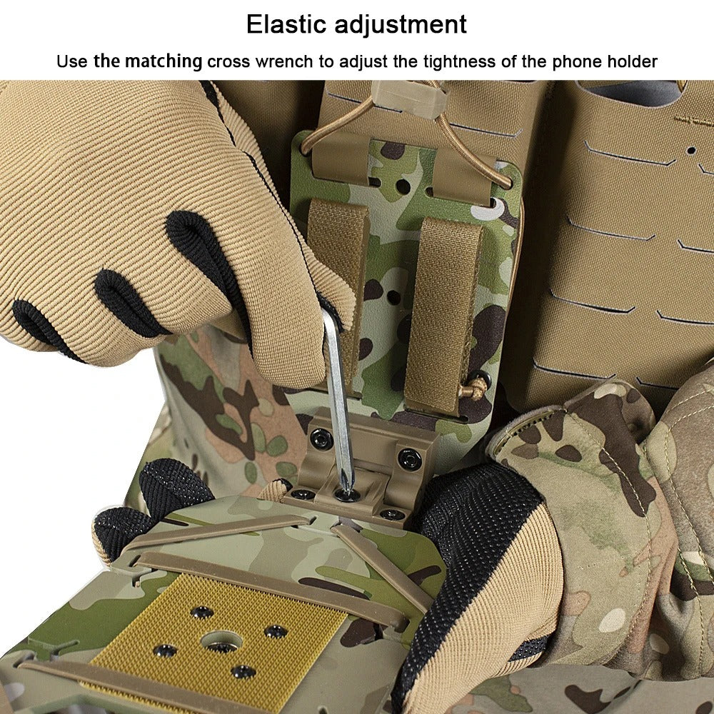 SINAIRSOFT Tactical Vest Molle Accessories Chest Strap Folding Navigation Board