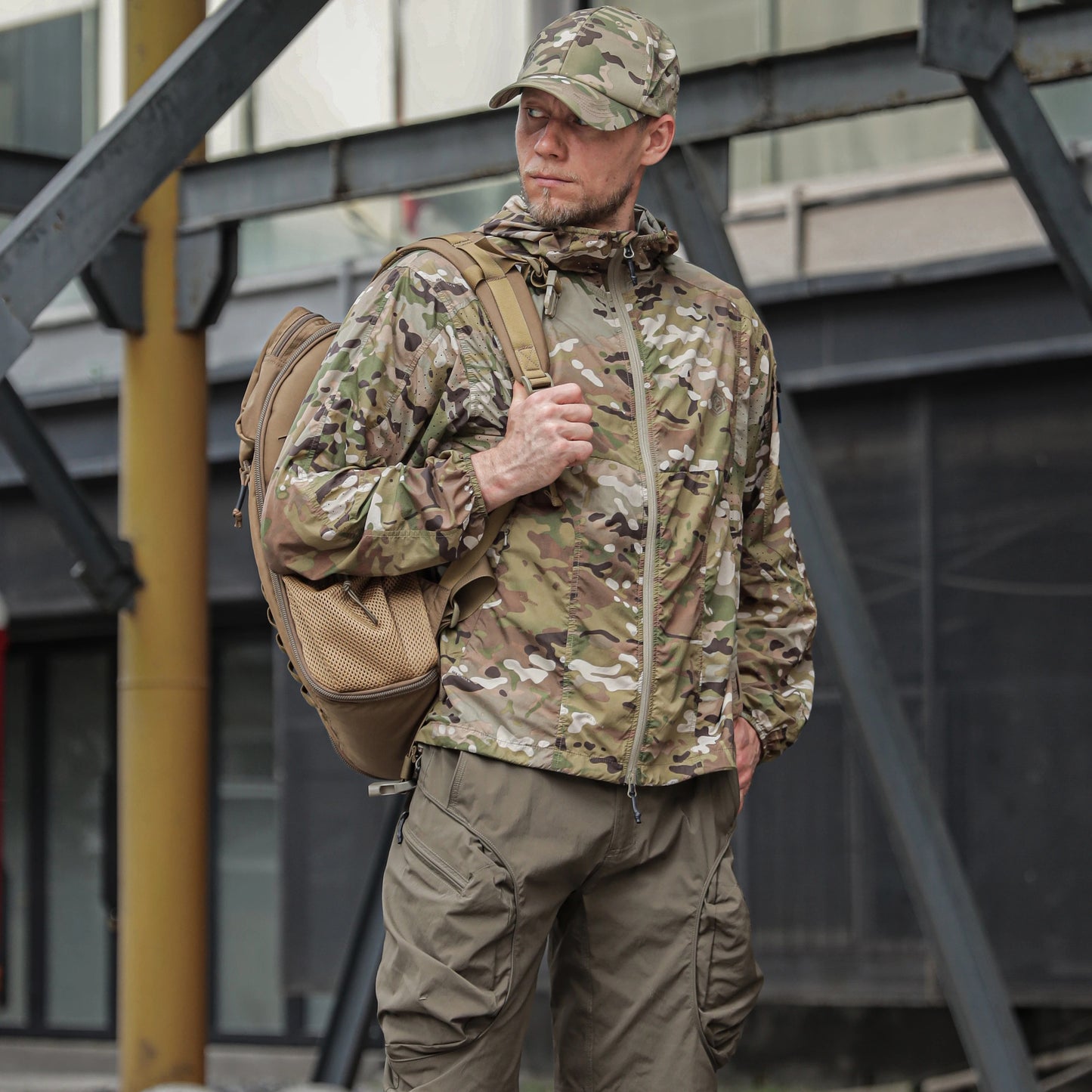 EMERSONGEAR UPF100+ Sun Protective Jacket Ultra Lightweight Breathable Men's Coat