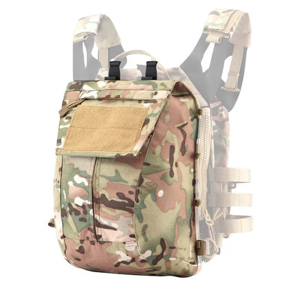 SINAIRSOFT Tactical Pack Zip-on Panel Plate Backpack Carrier Back Bag