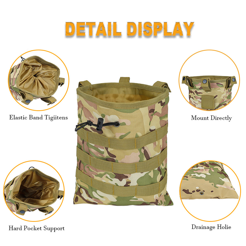 SINAIRSOFT Tactical Utility Drop Dump Magazine Pouch Duty Molle Ammo Bag