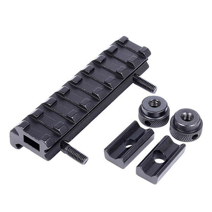 SINAIRSOFT Tactical Low Profile 20 mm Weaver Picatinny Scope 8 Slot QD Riser Rail Mount