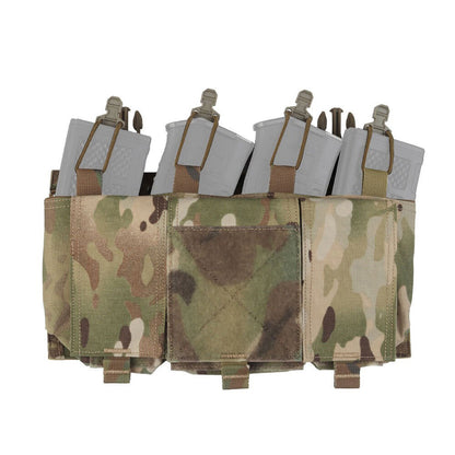 SINAIRSOFT Tactical Magazine Pouch Open Top 5.56 Rifle Mag Holder Vest Front Panel