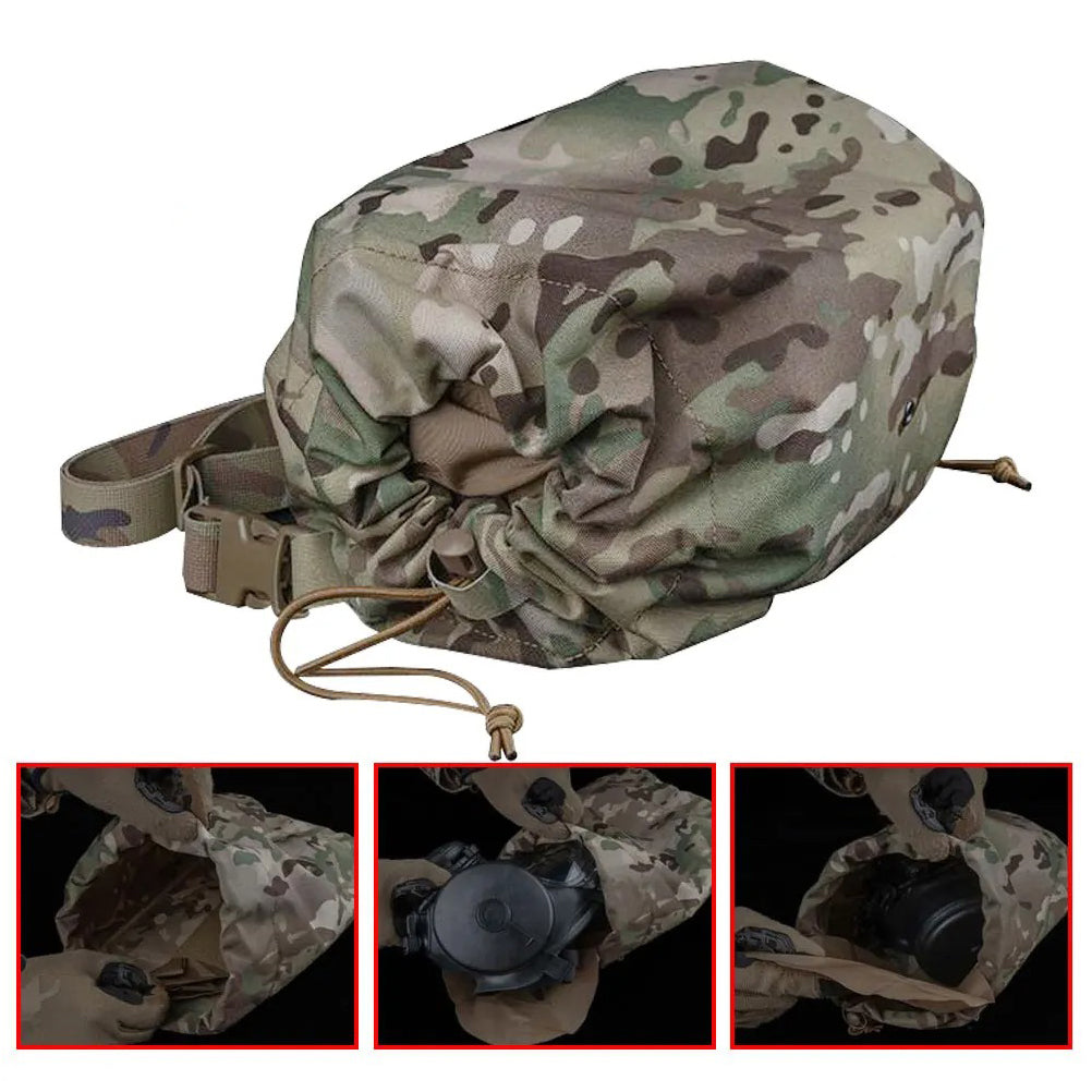 SINAIRSOFT Tactical Molle Pouch Gas Mask Storage Recovery Bag Multi-Function Utility Packs